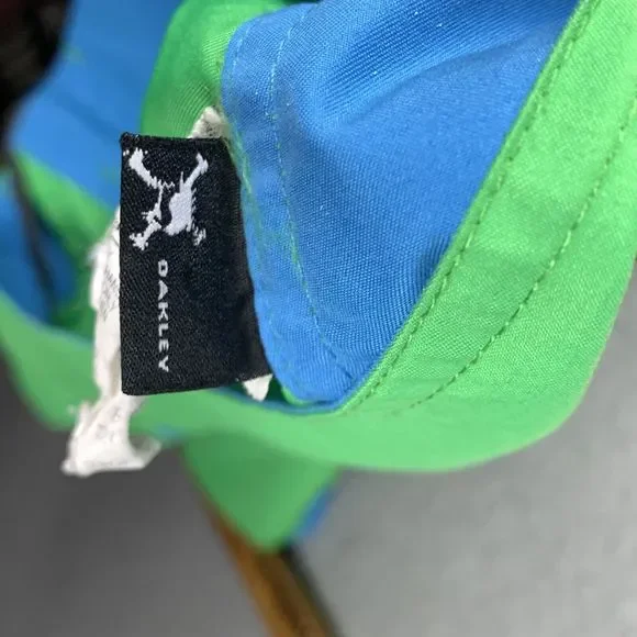 Oakley Green and Blue Men Swim Board Shorts - Picture 13 of 14